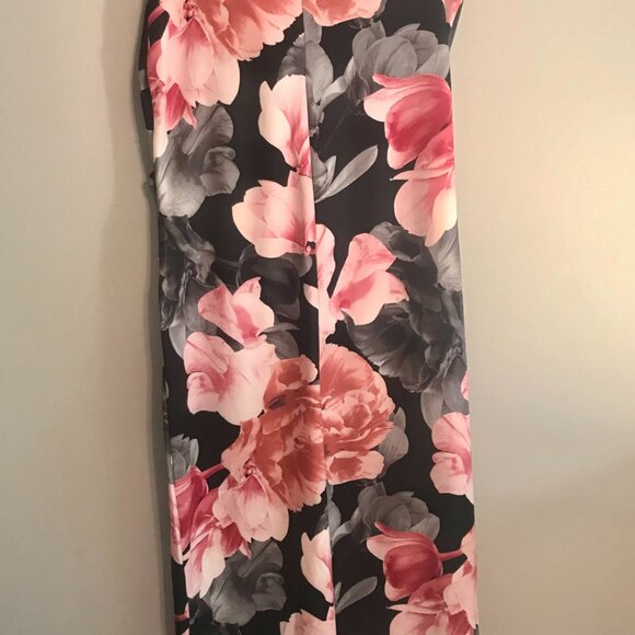Le Chateau Floral Sleeveless Dress Sixe XL - Picture 7 of 7